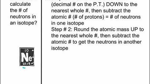 12. Isotope Notes