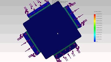 nonlinear static simulation solidworks