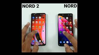 OnePlus Nord vs Nord 2 Speed Test ? #shorts