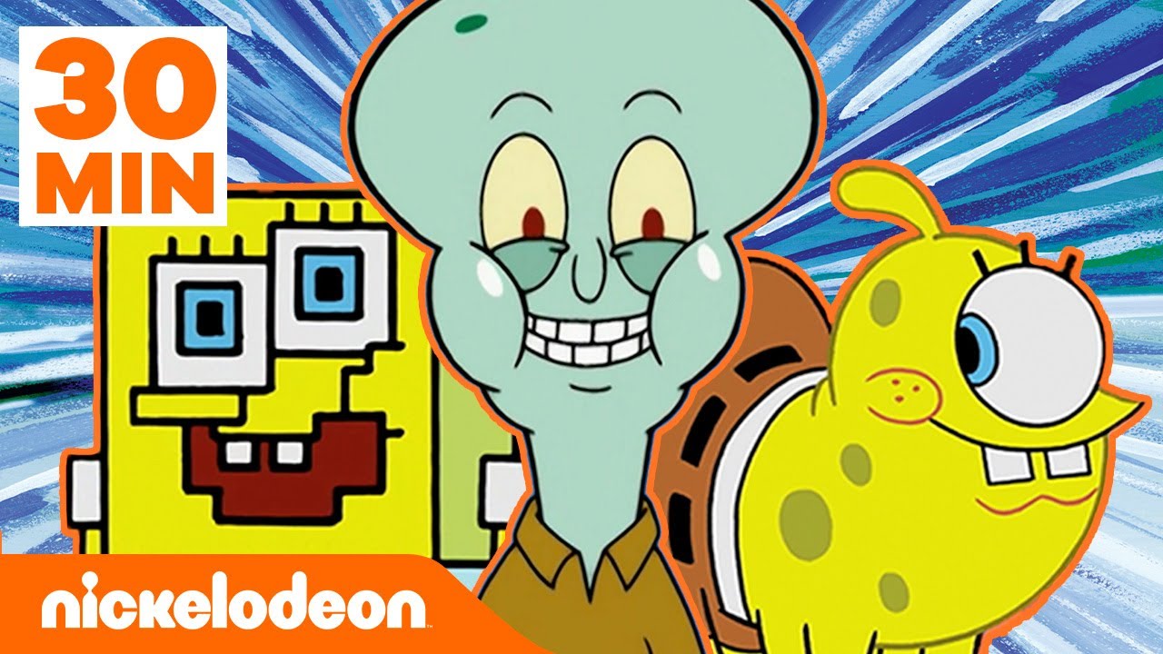 ⁣Bob l’éponge | Le meilleur des transformations de Bob l’éponge en 30 minutes ! | Nickelodeon France