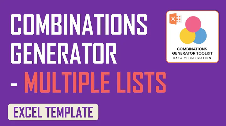 Unleash the Power of Excel: Generate Combinations with Multiple Lists