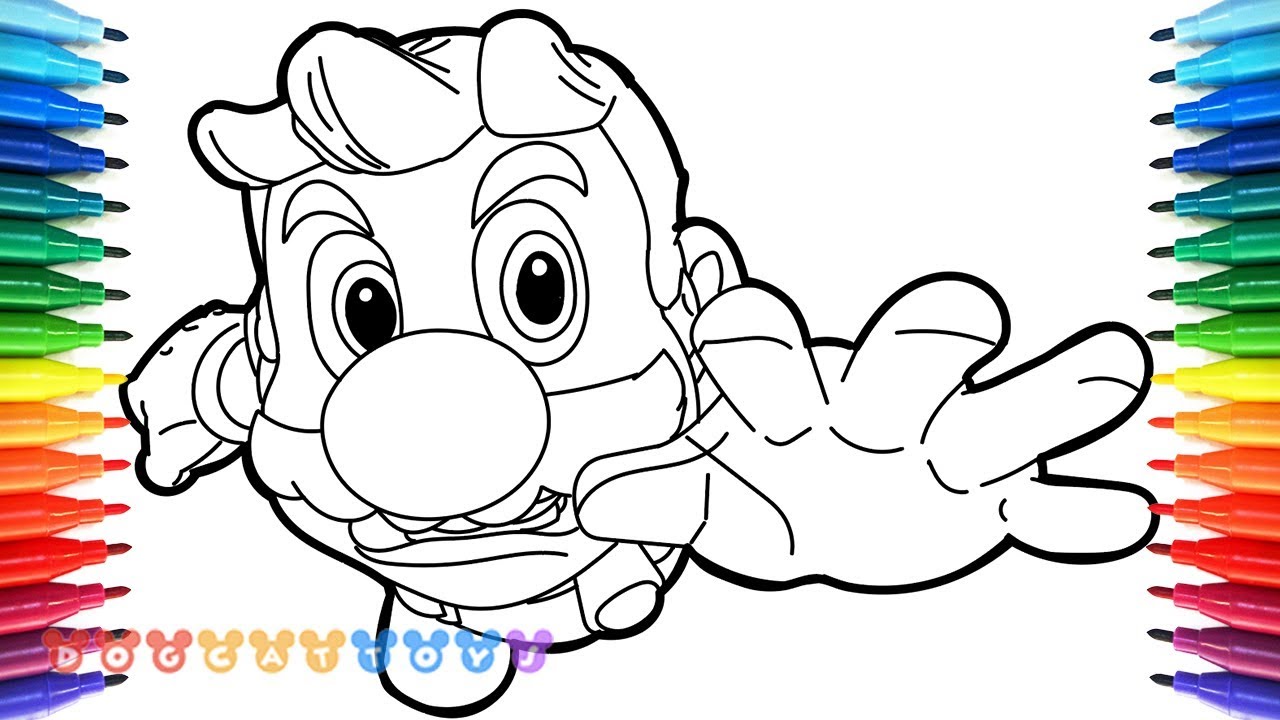 How to Draw Mario Odyssey #30 | Drawing Coloring Pages for Kids - YouTube