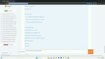 k nearest neighbors knn explained validation