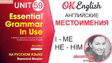 Unit 59 Местоимения в английском: личные местоимения