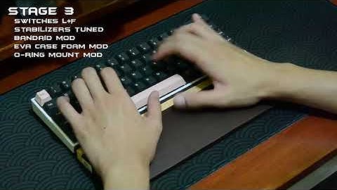 Tecware B68 | Gateron Black | Stage 3 Sound Test