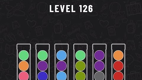 Ball Sort Puzzle Level 126 #ballsortpuzzle #ballsortpuzzlegameplay #puzzlegame #mobilegames