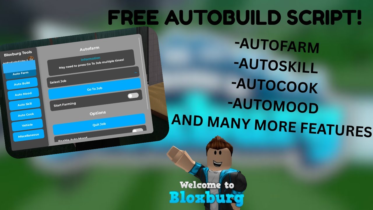 Bloxburg FREE AutoBuild Script Tutorial | Bloxburg Tools