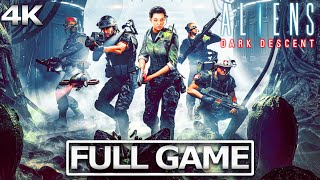 ALIENS: DARK DESCENT  Full Gameplay Walkthrough / No Commentary 【FULL GAME】4K 60FPS Ultra HD