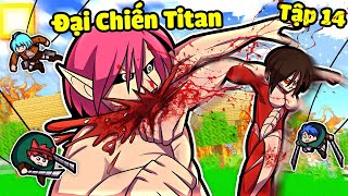 Minecraft Đại Chiến Titan Tập 14 : HIHA BẮT ĐẦU CUỘC CHIẾN GIÀNH LẠI TẤT CẢ 😡😱💥