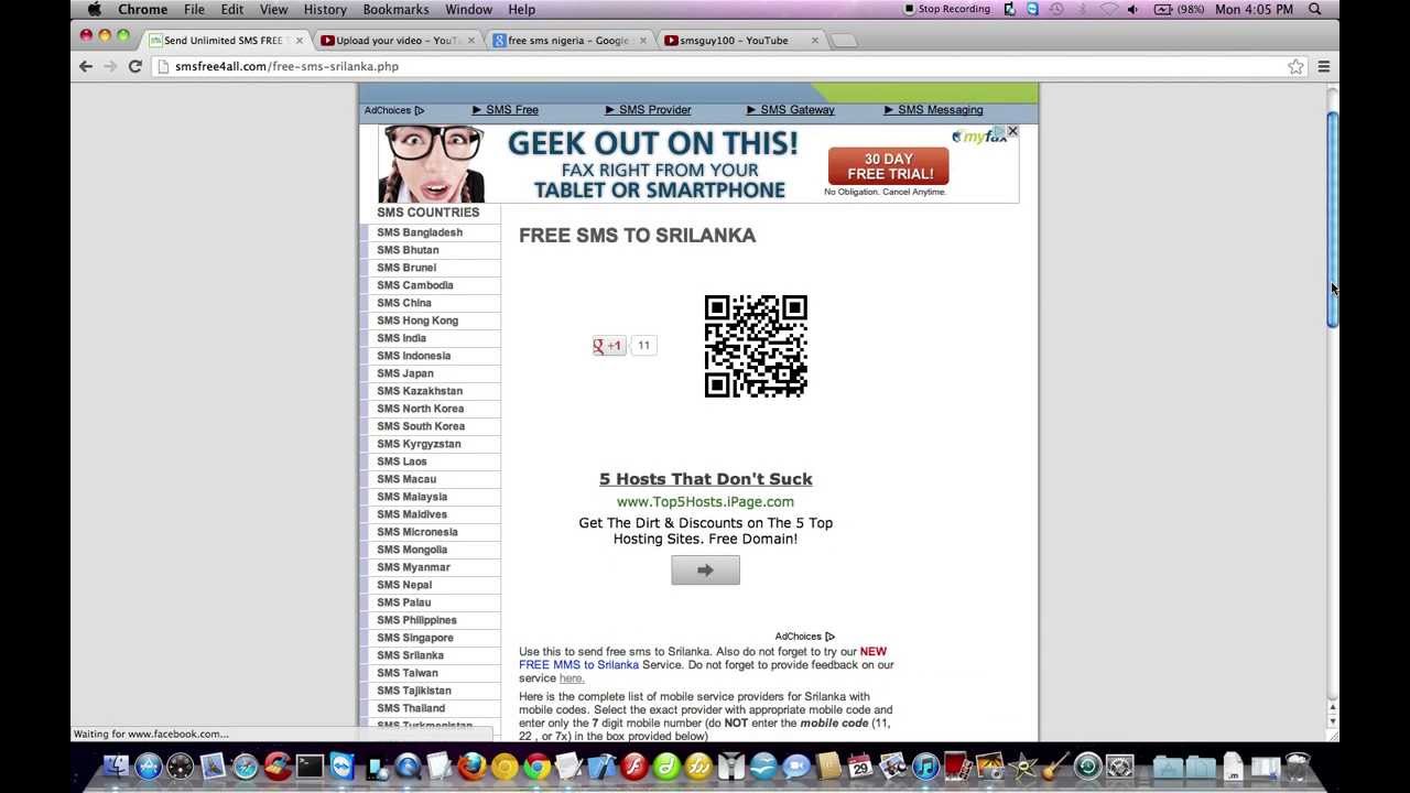 How To Send Free SMS To Srilanka YouTube How to send free sms to srilanka youtube