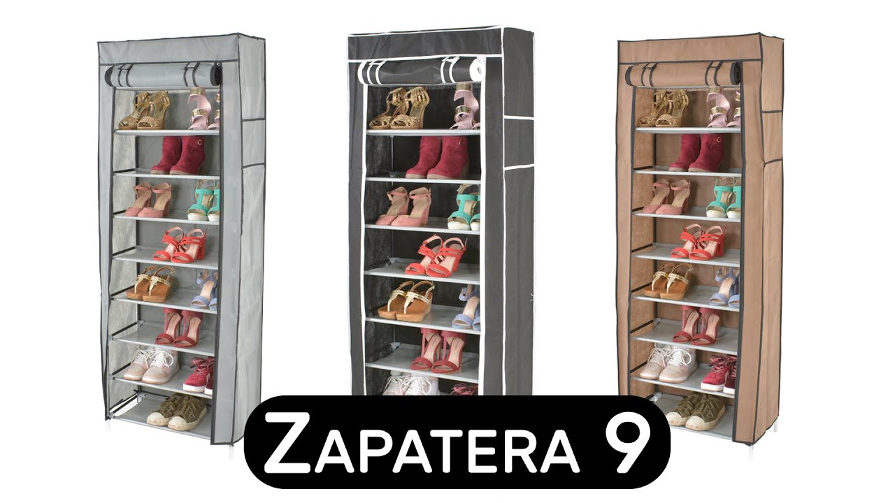 Zapatera Organizador Zapatos 9 Niveles Compartimientos Metal