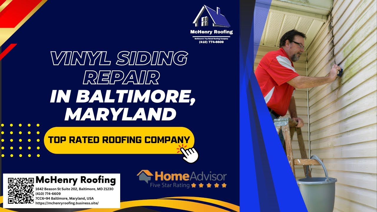 Vinyl Siding Repair in Baltimore, Maryland - McHenry Roofing