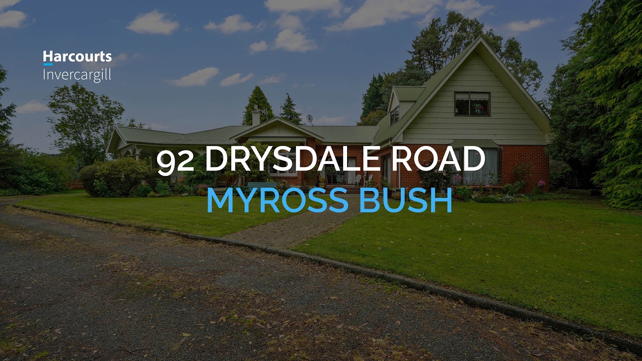 FOR SALE - 92 Drysdale Road, Myross Bush - Harcourts Invercargill