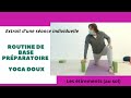 Yoga adapté - Routine de base en assise -2- Les étirements.