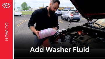How To: Add Washer Fluid To Your Toyota