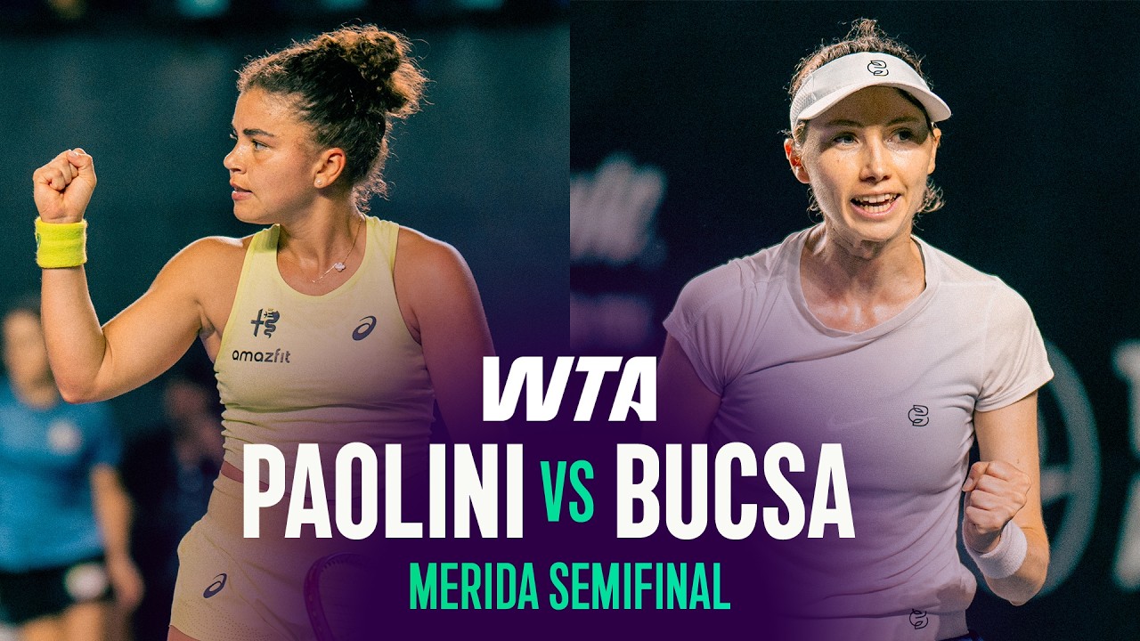 Jasmine Paolini vs. Cristina Bucsa | 2026 Merida Semifinals | WTA Match Highlights