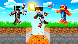 MINECRAFT, but if I DIE my FRIENDS LOSE! (Mansave)