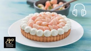 White Strawberry Tart Recipe 白いちごを使ったフルーツタルトの作り方