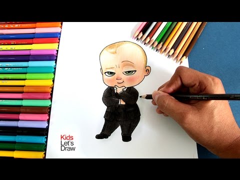 Insatisfactorio También contraste Cómo dibujar a Bebe Jefazo (Un Jefe en Pañales) de Cuerpo Entero - YouTube