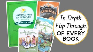 TGTB LA LEVEL K Course + My First Nature Reader Flip Through || The Good and the Beautiful