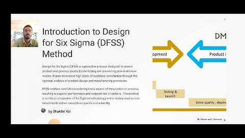 A Lecture Video on Cost of Six Sigma -DFSS  | Shakthivel M R | AP -Mechanical | SNS Institutions