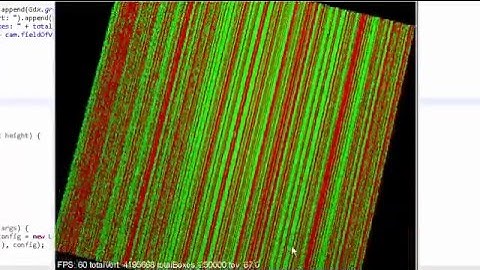 2.796.476 verts + 250.000 boxes + libgdx + java = stable 60 fps