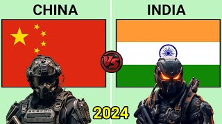 China vs India Military Power 2024 | India vs China Military Power 2024