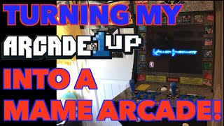 Turning my Arcade1Up into a MAME Arcade Cabinet!