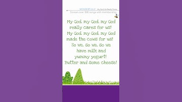 Thumbnail of My God He Really Cares - Children’s Christian Songs, TheBibleTellsMeSo.com