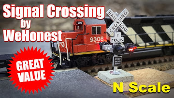 WeHonest Signal Crossings - N Scale