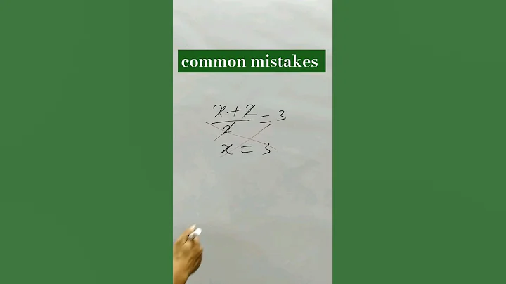 Don't make any mistakes!   #maths #mathsmistake #yt #ytshorts #shorts #viral #algebra #trending
