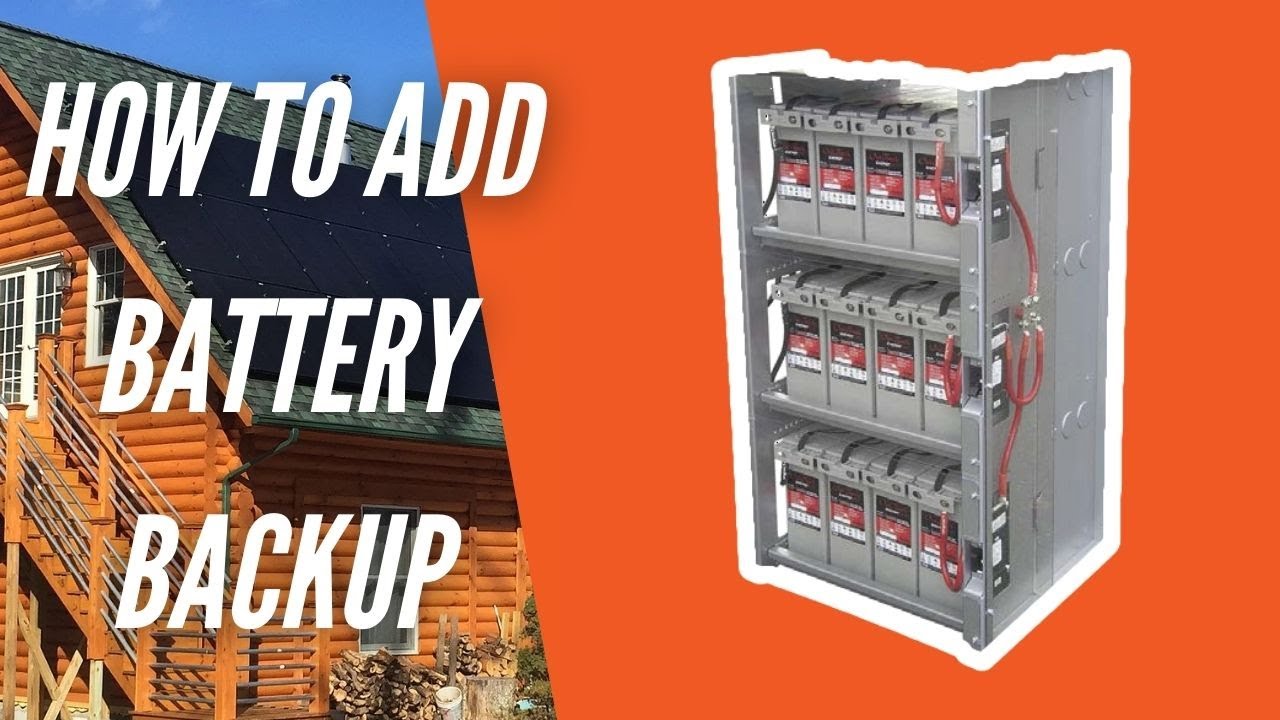 How to Add Battery Backup to Solar System - YouTube