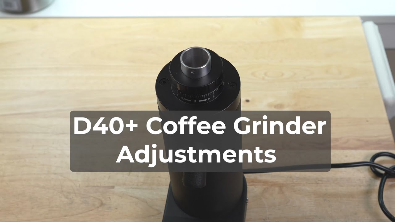 MiiCoffee D40+ Single Dose Coffee Grinder Adjustment & Disassembly 