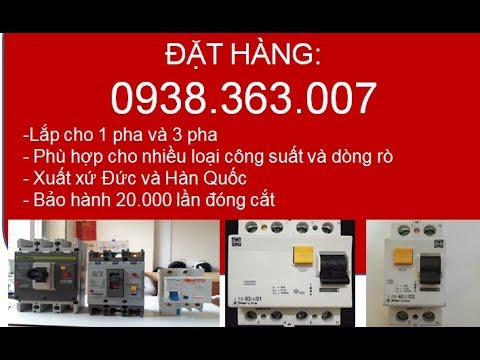 Video Hướng dẫn lắp - thử nghiệm thực tế aptomat chống giật... - youtube