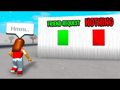Open The Right Roblox Window For A Friend Request One Chance Youtube - this roblox myth will freak you out youtube