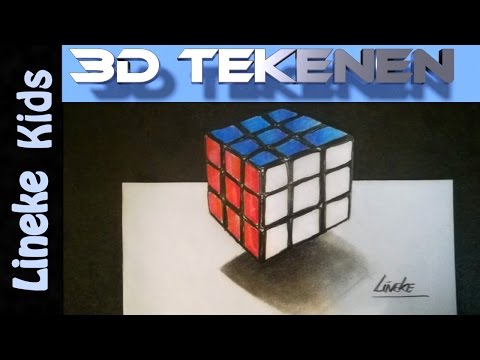 3D KUBUS tekenen voor beginners