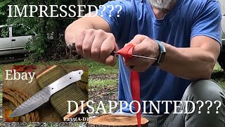 THE 6.8 oz  GERBER KNIFE SLAYER??? EBAY SURVIVAL KNIFE BUILD AND REVIEW