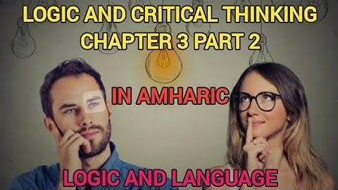 Logic and Critical thinking chapter 3 part 2