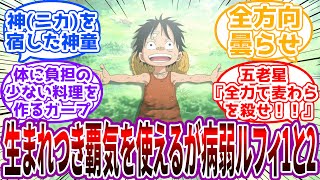 【IF】「あー血ィ吐くのは昔からだし大丈夫だ！」生まれつき覇気を全部使えるが”病弱”だったルフィの世界線を見た読者の反応集
