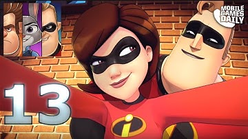 DISNEY HEROES Battle Mode: Gameplay Walkthrough Part 13 - Chapter 4 (iOS Android)