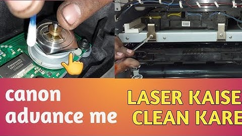 canon advance 6075 machine me dark background problam solve👍laser cleaning details video must watch🙏