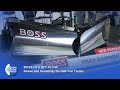 The Boss New HTX 8ft Plow: Power and Versatility for Half-Ton Trucks