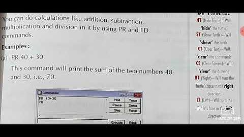 Class-4th  (PART-2) Chapter-5 "Arithmetic Operators In MSW Logo"
