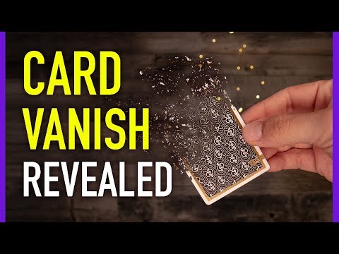 how-to-vanish-a-card-using-magic!-(tutorial)