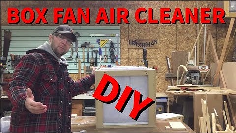 Box Fan Air Cleaner DIY Build