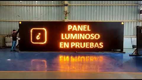 VMS PMV Sign Photonplay - Under testing - Mexico Spanish