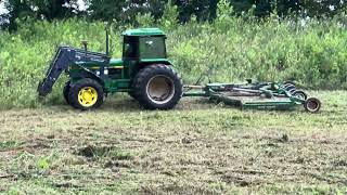I’m back and putting my 117hp JD to the test on steep ground