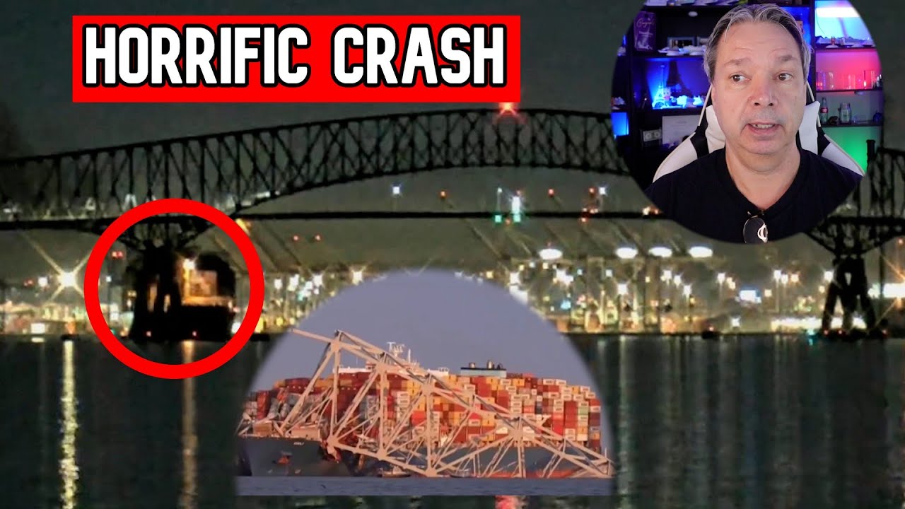 HORRIFIC  ACCIDENT AS SHIP LOSES POWER AND CRASHES INTO BRIDGE