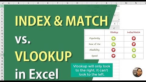 Excel Formula Performance : VLOOKUP vs INDEX MATCH
