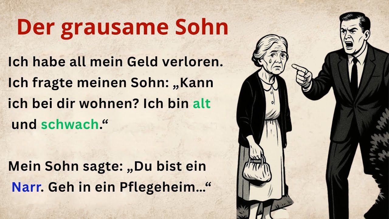 Deutsch Lernen A1–A2: Einfache Geschichte zum Hören & Lesen | Langsam ...
